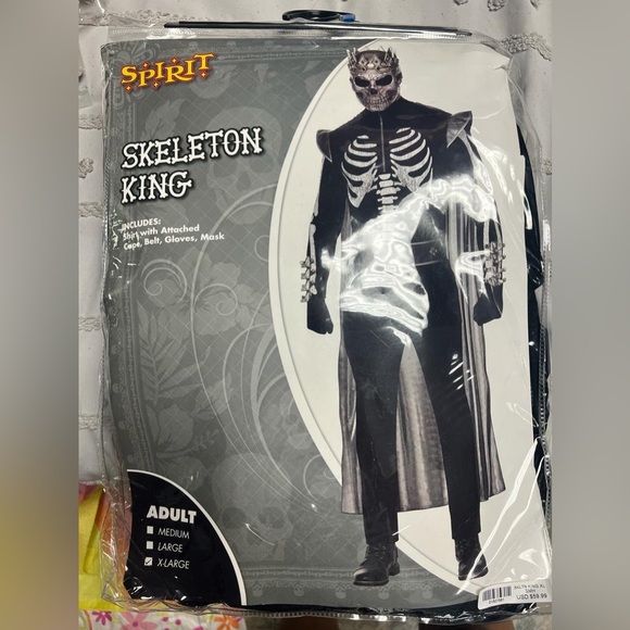 COPY - Skeleton king costume for men X-Large - Picture 1 of 1